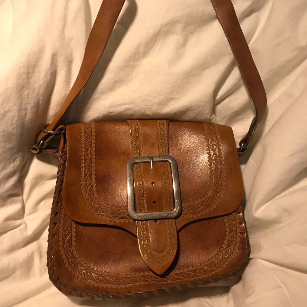 Genuine Leather Shoulder Strap Handbag